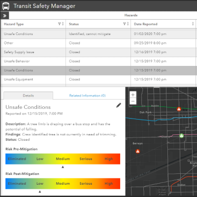Engage with riders and monitor safety screenshot