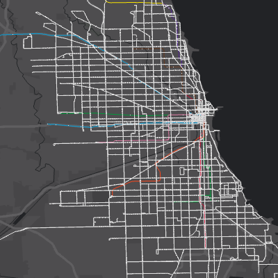 Visualize GTFS data in a map screenshot