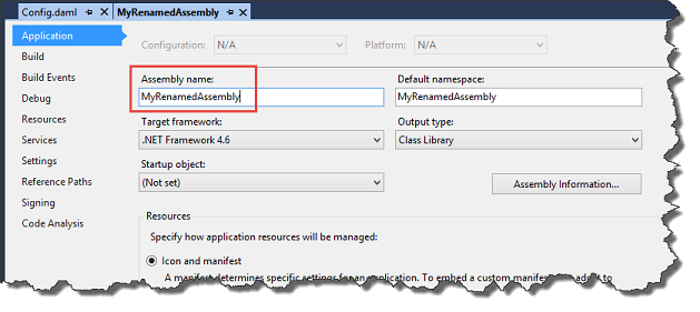 Project's default assembly project-assembly.png