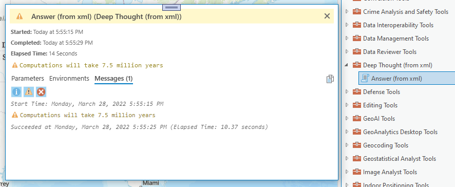 Run the Python Toolbox toolbox-running-3.0.png