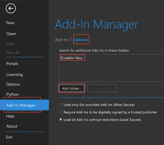 User level add-in well-known folders well-known-folders