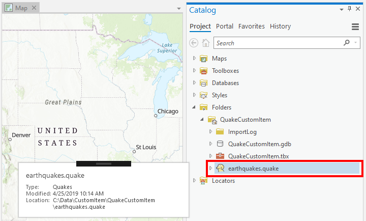 Sample screen shot of a custom item implementation Sample Custom Item