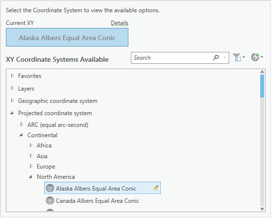 Coordinate System Picker coordinatesystempicker