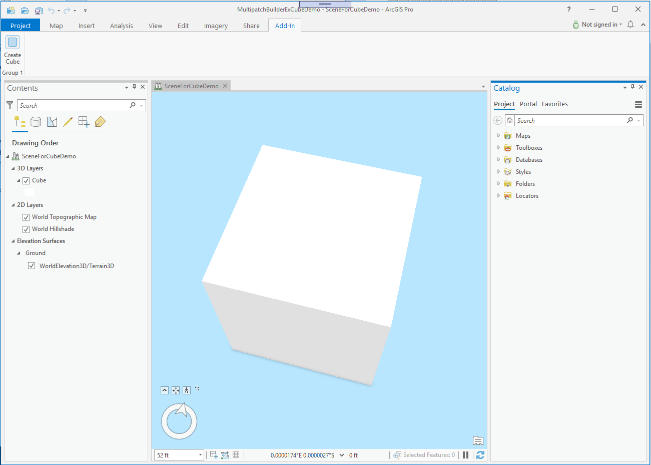 Blank Cube showPreview