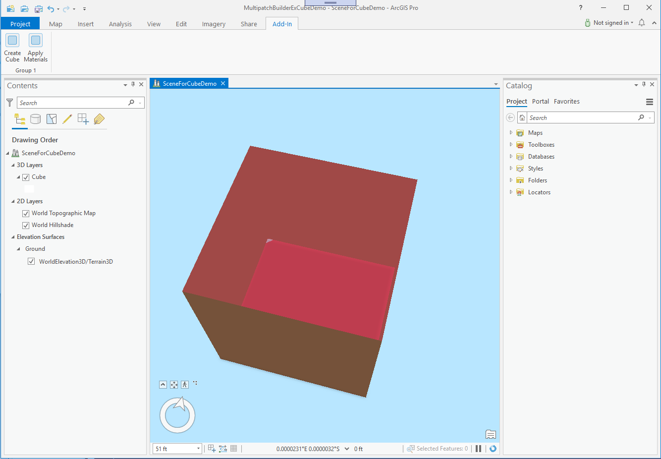 Cube With Materials showPreview