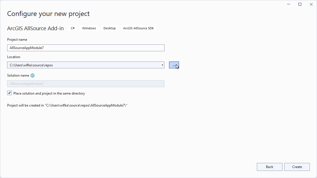 Configure AllSource Add-in Configure AllSource Add-in