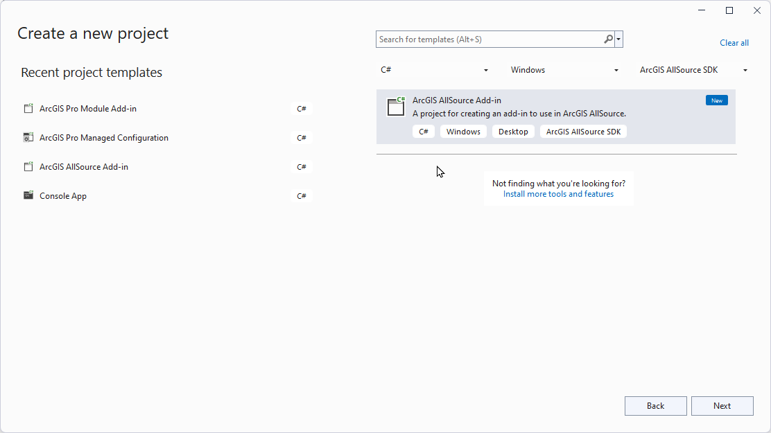 Select AllSource Add-in Select AllSource Add-in