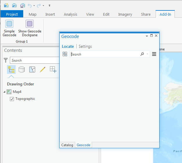 Geocode with Locator Control LocatorControl