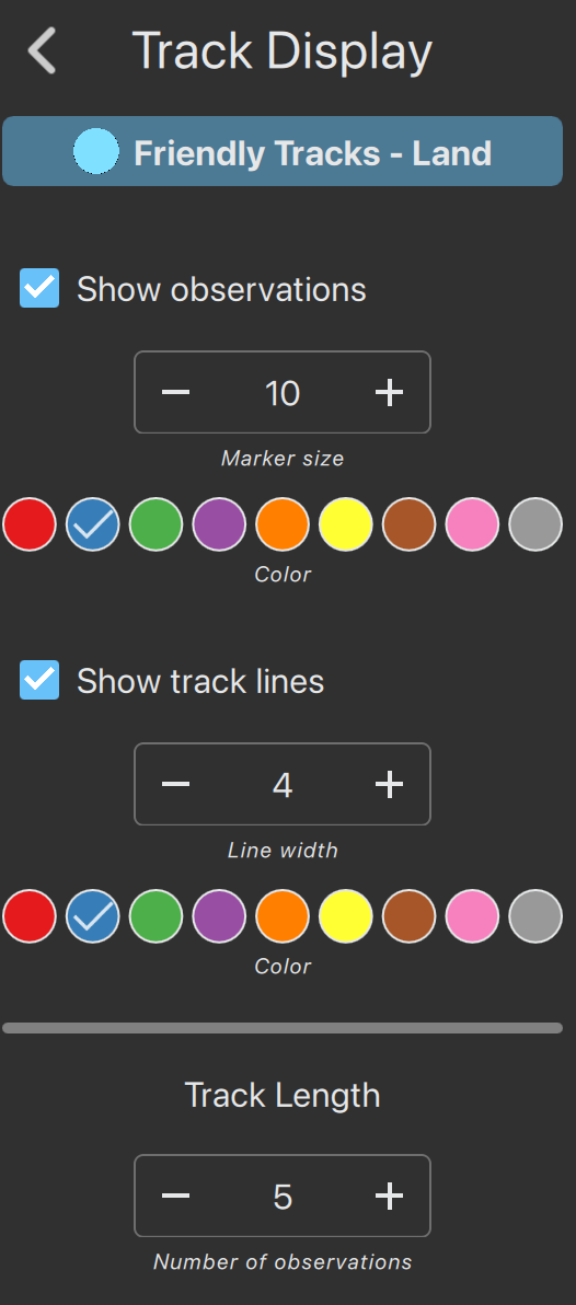 Track Display
